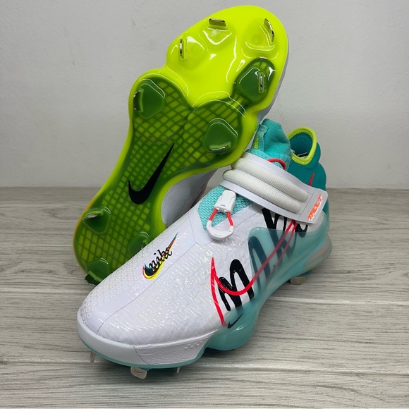 Nike Shoes Nike Force Zoom Trout 7 White Green Baseball Cleats